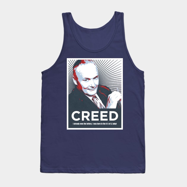 CREED Bratton Hope USA Quote - The Office Tank Top by SportCulture